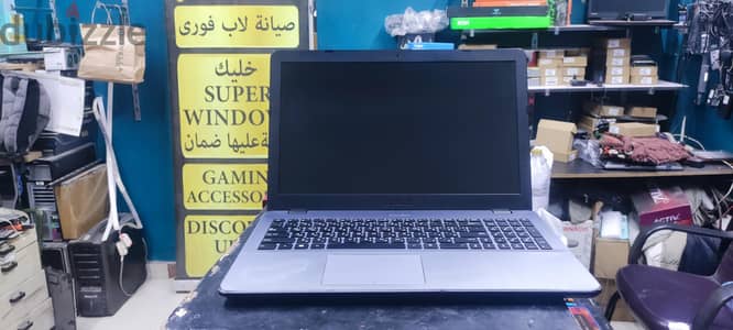 لابتوب ASUS للبرمجة والدراسة رامات 8GB كارت NVIDIA SSD بسعر لقطة