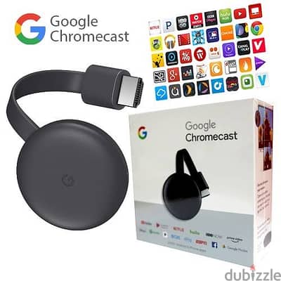 Google Chromecast 3 الأصلي – بحالة ممتازة – Full HD
