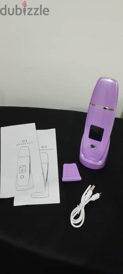 ultrasonic digital scrubber C1 جهاز تنظيف البشرة للعيادات ومراكز