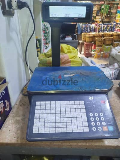 ميزان باركود بالاسطوانة بتاعته