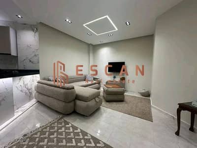 Furnished studio apartment for rent in Al Rehab, prime location near services, high-end finishing