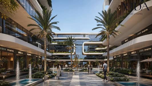 للبيع محل 62 متر علي المحور المركزي مباشر في 6 اكتوبر mall WALK’N بالتقسيط علي 10 سنين