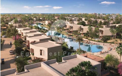 FOR SALE FIRST ROW CHALET FULLY FINISHED ONLY 5% DOWN PAYMENT BY MARAKIZ RAMLA RAS EL HEKMA HIKMA NORTH COAST !!!