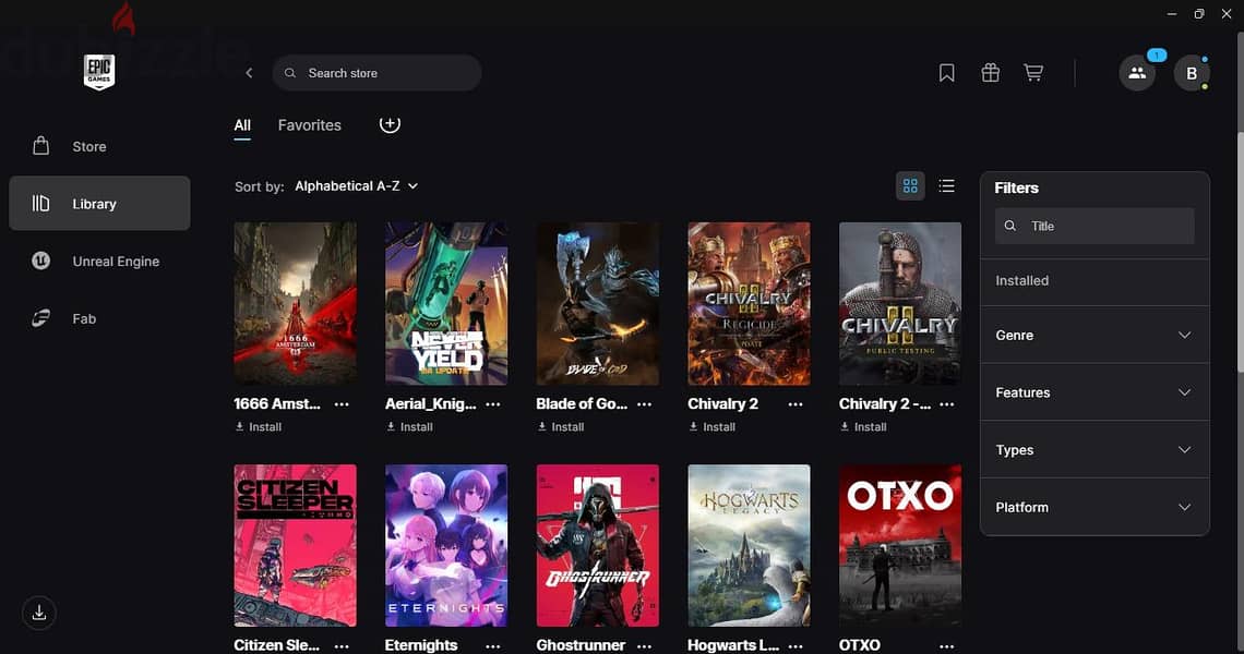 20 games from epic games 1