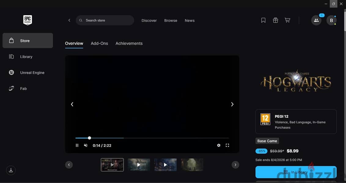 20 games from epic games 8