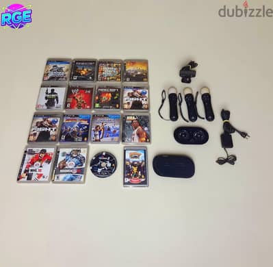 اسطوانات بلايستيشن 3 و PSP و دراعات Move (اقرا الوصف)