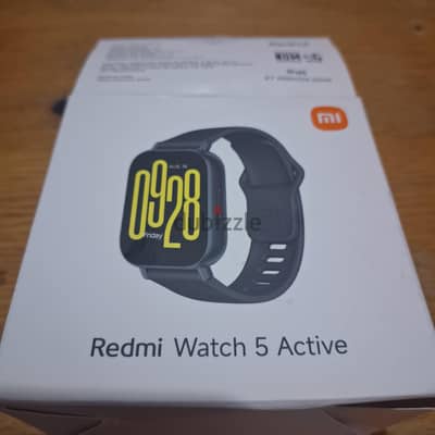 ساعه سمارت redmi watch 5 active جديده من الكويت