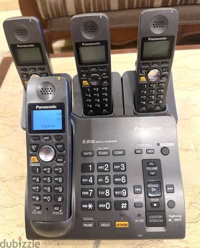 تليفون أرضي لاسلكي باناسونيك Panasonic Cordless Phone