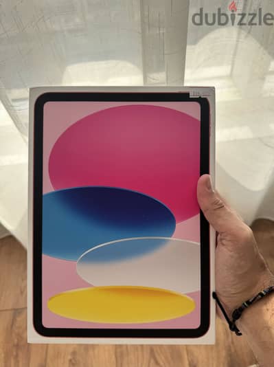 ipad a16 128gb sealed pink + screen protector