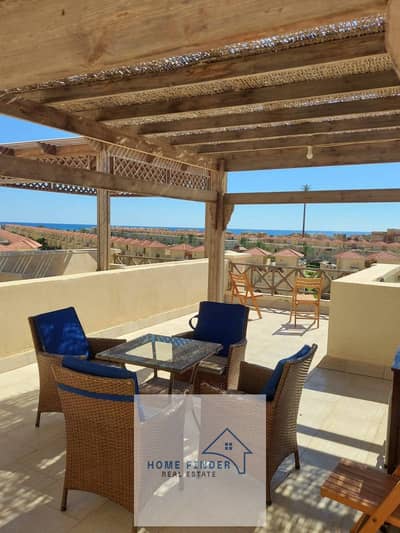 120 sqm Chalet | Third Floor with Elevator | Fully Furnished & Air-Conditioned | Third Row | Stella Heights Sidi Abdel Rahman
