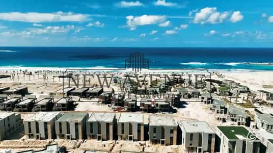 شاليه بمساحة كبيرة  في مرسي باجوش Marsa Baghoush  بإطلالة مباشرة على كريستال لاجون والبحر، تقسيط حتى 9 سنوات، قريب من تورس