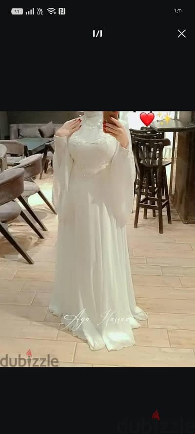 فستان ابيض