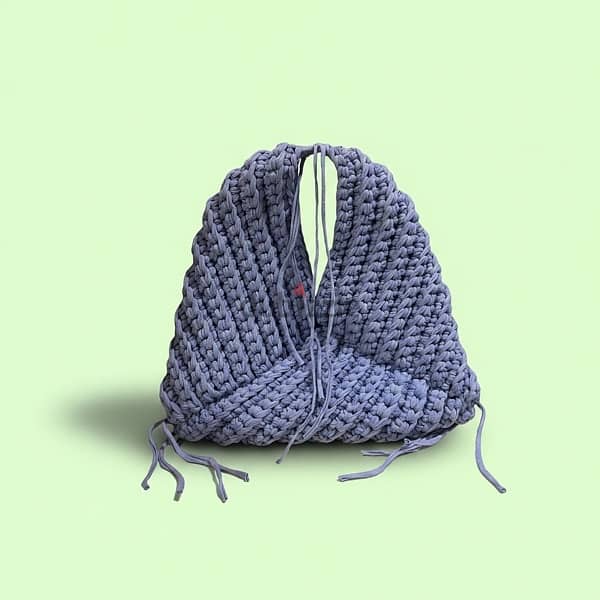 Handmade crocochet shoulder bag 1