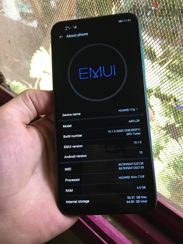 ‏Huawei y7p 4ram 64 3
