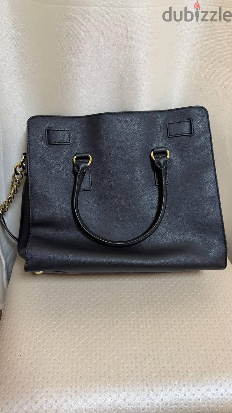 Original Michael Kors Large Hamilton Satchel - Black 2