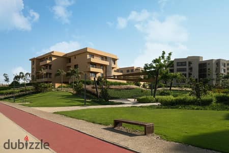 Apartment for sale fully finished with a great view in O-West Compound, 6th of October Gardens