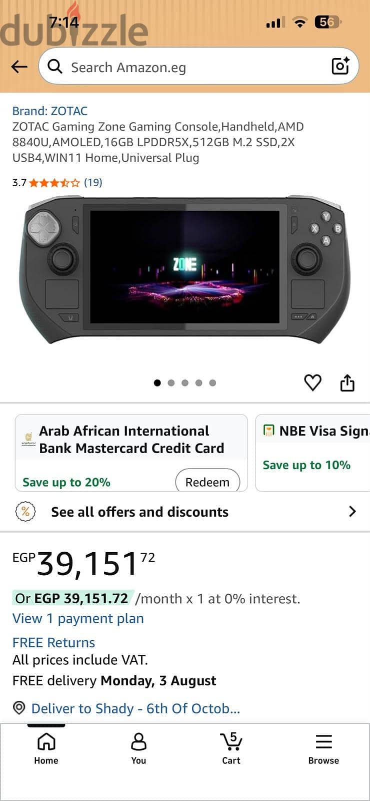 Zotec Gaming Zone Handheld 1