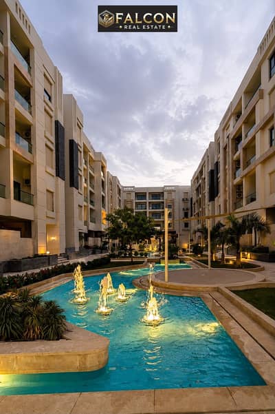 بفيو مفتوح علي water feature شقة متشطبة للبيع بالتقسيط الجار شيراتون بجوار سيتي سنتر الماظة و مطار القاهرة و ستودا و تاج سيتي و شارع الصاعقة