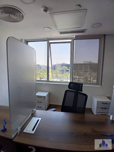 office for rent in Down Town Mall fully furnished with AC`S 250 meter