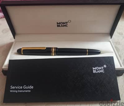 قلم حبر سائل مونت بلانك لوجراند اصلى ريشه ذهب ١٤k mont blanc 146