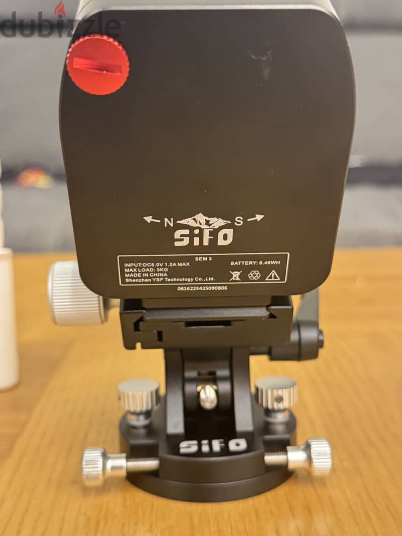 Nomad Move Shoot Move star tracker with equatorial wedge 1