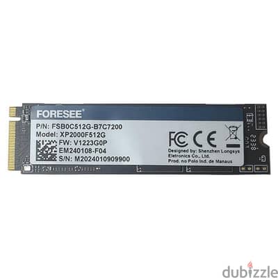 ssd nvme 512gb هارد Foresee ssd nvme 512gb هارد Foresee