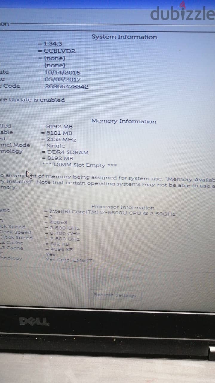 Dell Latitude e5570 11