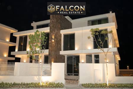 Ready to move next to Rixos Marina El Alamein a chalet luxurious finishing(furnished+kitchen)near Marassi