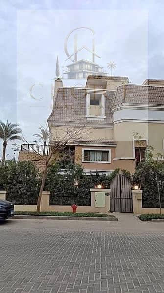 فيلا مستقله 4غرف  ريسيل بسعر لقطططه وتقسيط حتي 2030 قس مرحله ري في كمبوند سراي سور بسور مدينتي كمبوند متكامل الخدمات المرافق