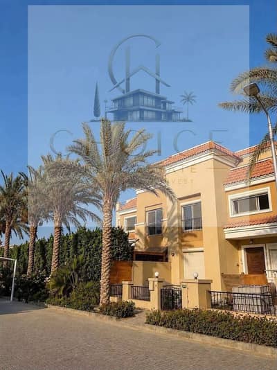 Middle villa, 4 bedrooms, prime location, ready for immediate occupancy, at a bargain price, for sale in Saray Sur compound, Madinaty.