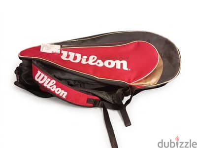 شنطة مضارب تينس ويلسون أصيلة (Wilson Team Bag) - جديدة بالتاق 