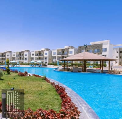 شاليه استلام فوري  Sea View للبيع في رأس الحكمة داخل قرية YOUD من الأهلي صبور تشطيب سوبر لوكس واستلام فوري بالقرب من سيدي عبد الرحمن القريه شغاله