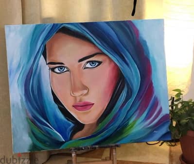 لوحات فنية أصلية مرسومة باليد (زيت وأكريليك)