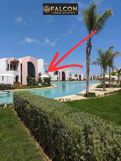 فوري! صف اول Crystal Lagoons لوفت تشطيب Ultral Lux  في جون سوديك الساحل الشمالي دقايق من لافيستا راس الحكمه و فوكا باي و سيزر و اوجامي | JUNE BY SODIC