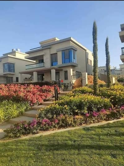 فيلا مستقلة استلام فوري في قلب الشيخ زايد في سوديك ذا استيتس Sodic The Estates Elsheikh Zayed اميز لوكيشن في الكمبوند علي اللاند سكيب