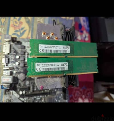 Ram : ddr4 8g 4 + 4 hynix 3200hz