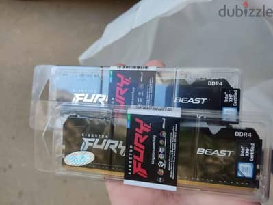 Hyper x fury beast ddr4 2×8 RGB