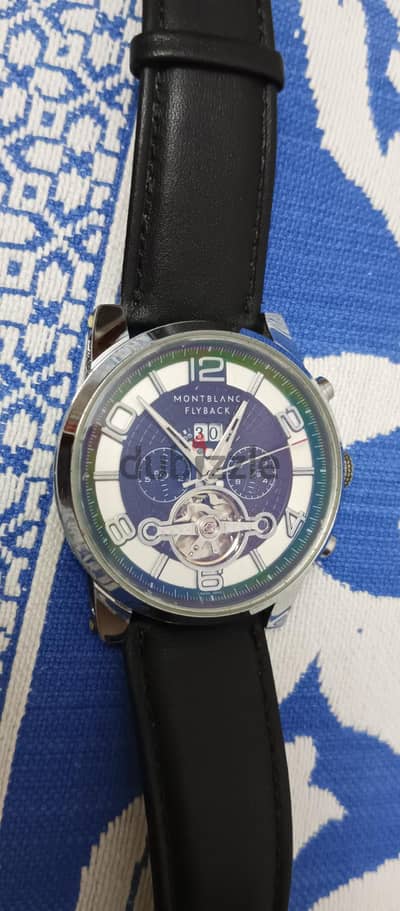 Montblanc flyback رجالي حجمها كبير حالة ممتاذة