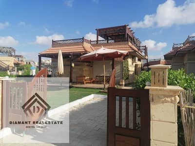 Villa FOR SALE Ready to move First row on Sea in North Coast luxuriously finished with Panoramic sea view, installments Over longest payment period
