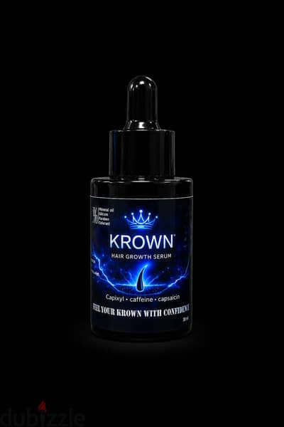 Hair Growth serum from Krown company hair care products