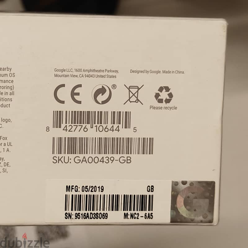 Google Chromecast gen 3 original 6