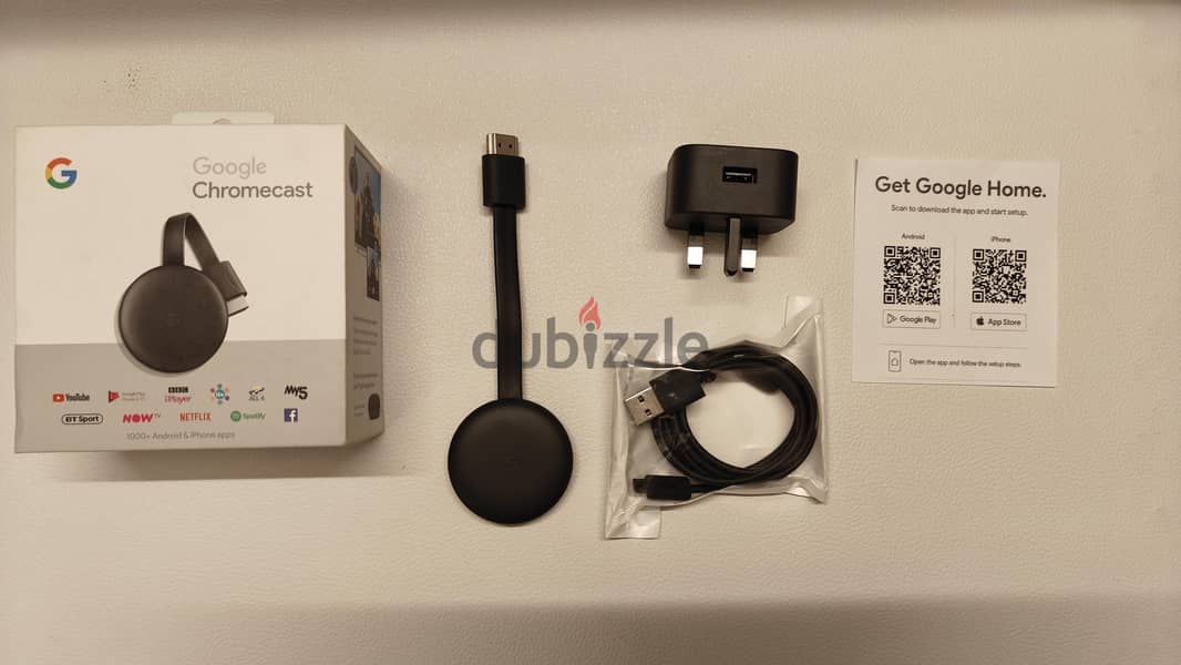Google Chromecast gen 3 original 8