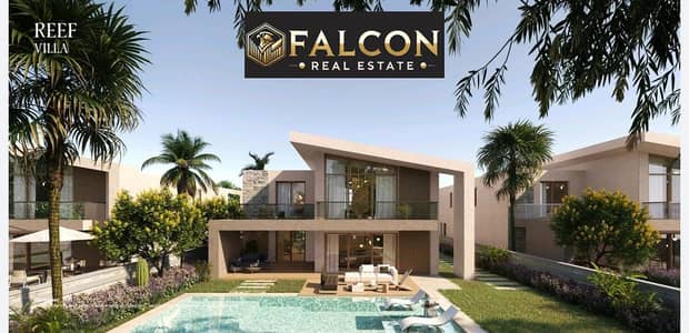 فيلا VIP صف اول Full sea view بأميز لوكيشن للبيع في سيزر سوديك راس الحكمه Caesar sodic بجوار لافيستا رأس الحكمه وكون واوجامي وماونتن فيو وسوان ليك