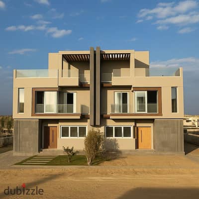 Twin house with a distinctive view in V-Levels, opposite Beverly Hills