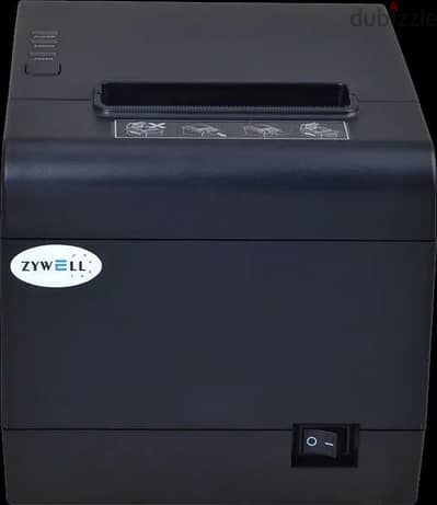 ابعة فواتير وكاشير حرارية ZYWELL 80mm (كسر زيرو - استعمال شهر واحد)