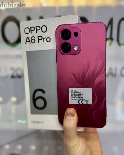oppo A6 PRO 4G 256/8الكرتونة كاملة