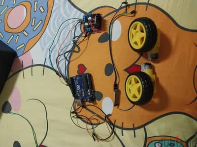 arduino +hc05 + 2 motor + l298n