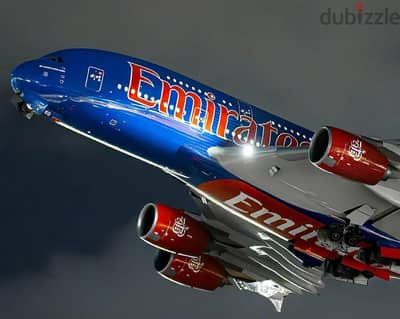 Original GeminiJets A380-800 1:400 NBA Limited Edition Livery From USA