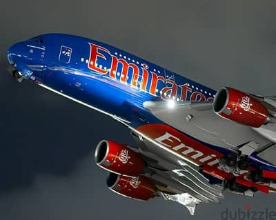 Original GeminiJets A380-800 1:400 NBA Limited Edition Livery From USA
