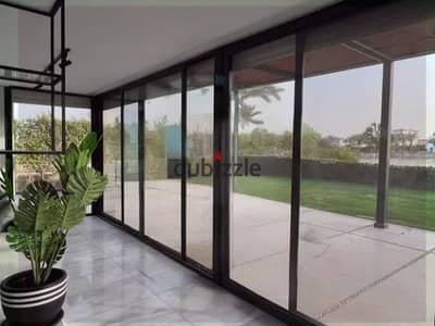 Twin House Villa direct on Golf ready to move in Golf Views Palm Hills near New Giza , The Crown & Swan Lake